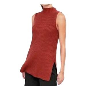 #152 GARNETT HILL linen & cotton sweater tank